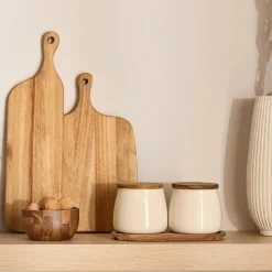 Bouclair Set of 2 Ceramic Jar* Dinnerware|Kitchen & Dining Accessories