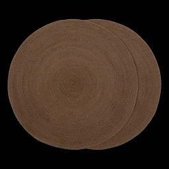 Bouclair Set of 2 Round Placemats* Dinnerware|Tablecloths & Placemats