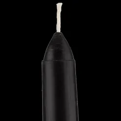 Bouclair Set of 8 Unscented Tapered Black Candles* Candles & Candle Stick Holders