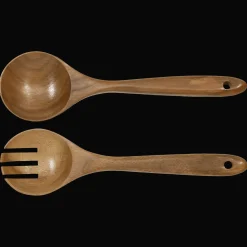 Bouclair Set of Wood Spoon & Fork* Dinnerware|Kitchen & Dining Accessories