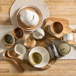 Bouclair Set of Wood Spoon & Fork* Dinnerware|Kitchen & Dining Accessories