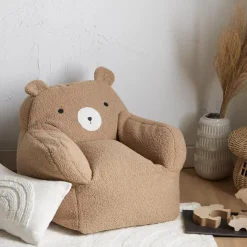 Bouclair Sherpa Bear-Shaped Chair* Junior Bedroom Furniture