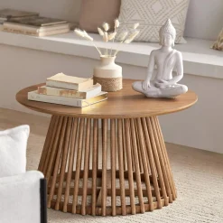 Bouclair Speckled Ceramic and Rattan Vase* Modern Decorative Vases|Home Decorative Items & Objects