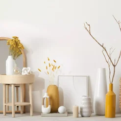 Bouclair Speckled Ceramic Floor Vase* Modern Decorative Vases|Home Decorative Items & Objects