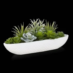 Bouclair Succulents in Cement Tray* Artificial Plants