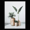 Bouclair Succulents in Wood Vases Printed Canvas* Printed & Photography Wall Art Canvases