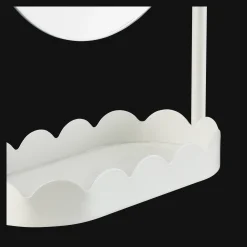 Bouclair Table Mirror with Scalloped Base* Junior Decorative Accessories