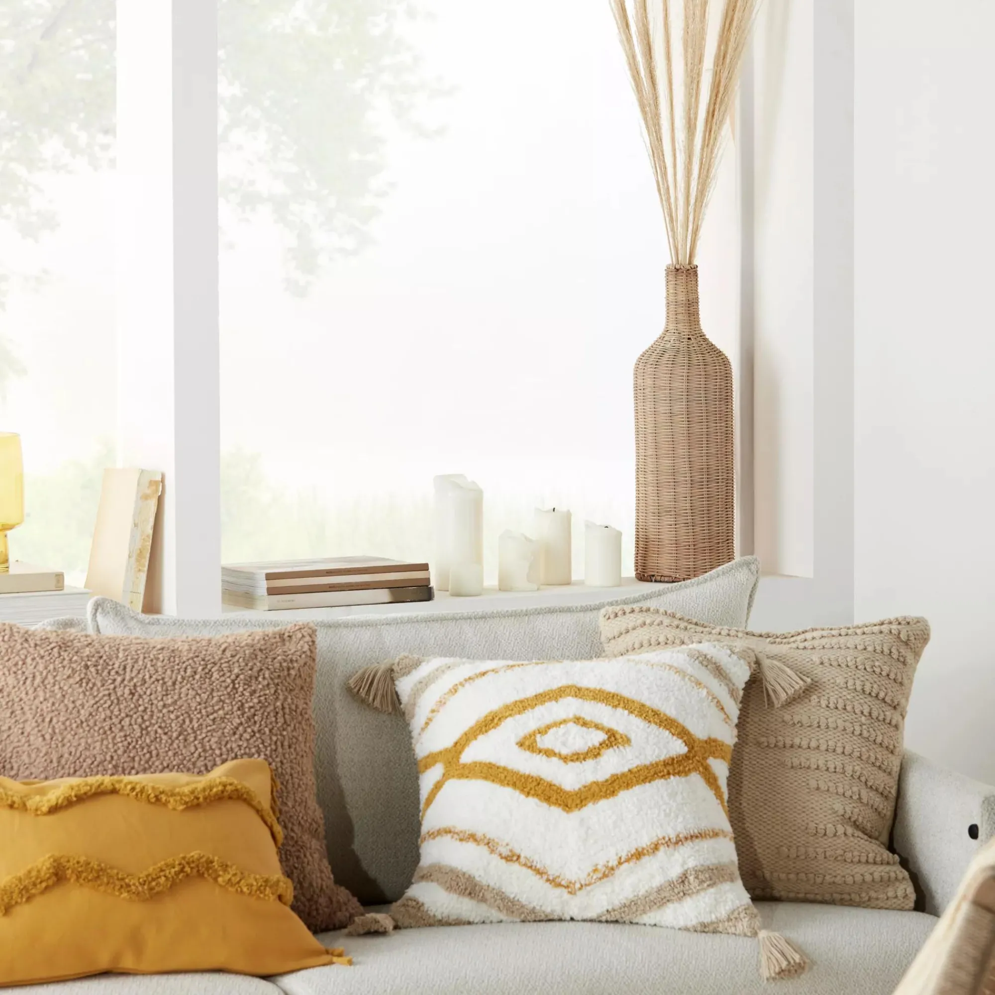 Bouclair Tall Pampas Stem 150 cm* Branches|Artificial Flowers