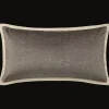 Bouclair Taupe Beatrice Decorative Lumbar Pillow* Decorative Throw Pillows