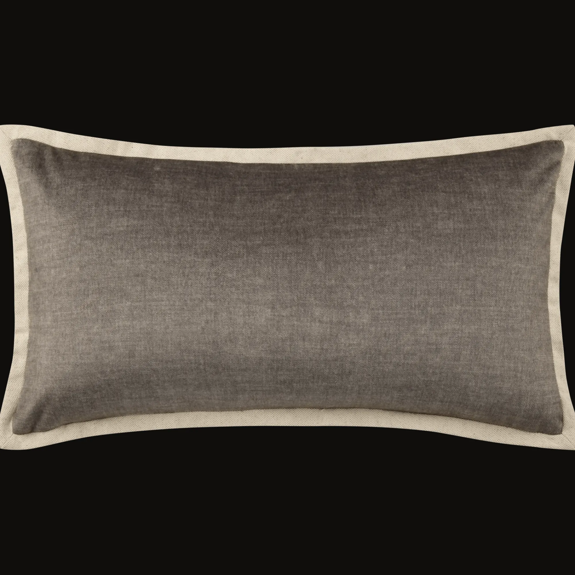 Bouclair Taupe Beatrice Decorative Lumbar Pillow* Decorative Throw Pillows