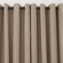 Bouclair Taupe Dion Blackout Curtain* Sheer Curtains & Window Sheer Panels|Blackout Window Curtains