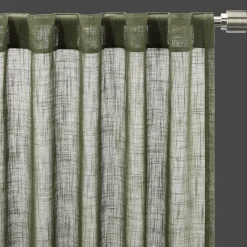 Bouclair Taza Back-Tab/Rod-Pocket Curtain* Sheer Curtains & Window Sheer Panels|Room Darkening & Light Filtering Curtains