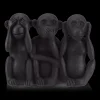 Bouclair Three Wise Monkeys Resin Statuettes* Home Decorative Items & Objects