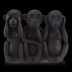 Bouclair Three Wise Monkeys Resin Statuettes* Home Decorative Items & Objects