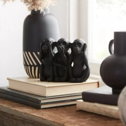 Bouclair Three Wise Monkeys Resin Statuettes* Home Decorative Items & Objects