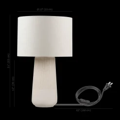 Bouclair 2-Tone Ceramic Table Lamp* Table Lamps