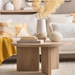 Bouclair 2-Tone Ceramic Table Vase* Modern Decorative Vases|Home Decorative Items & Objects