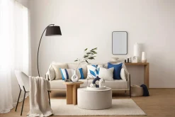 Bouclair 2-Tone Ceramic Table Vase* Modern Decorative Vases|Home Decorative Items & Objects