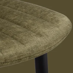 Bouclair Velvet Fabric and Metal Bar Stool* Furniture Accessories|Bar & Counter Stools