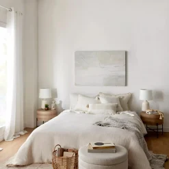 Bouclair Veneer and Metal Side Table* Side Tables|Coffee Tables & Side Tables