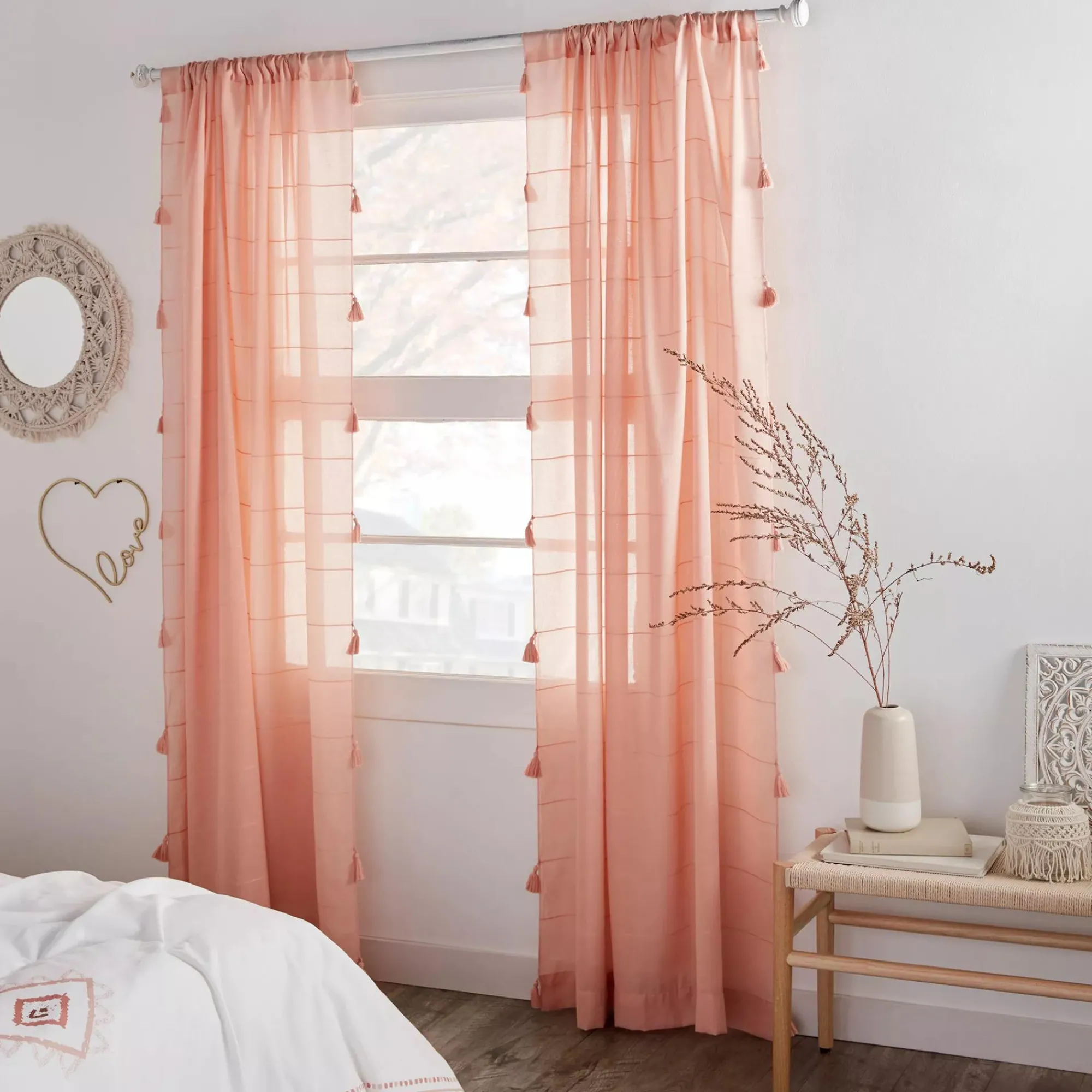 Bouclair Vintage Finish Curtain Rod Set - Diameter 25/28 mm* Curtain Rods