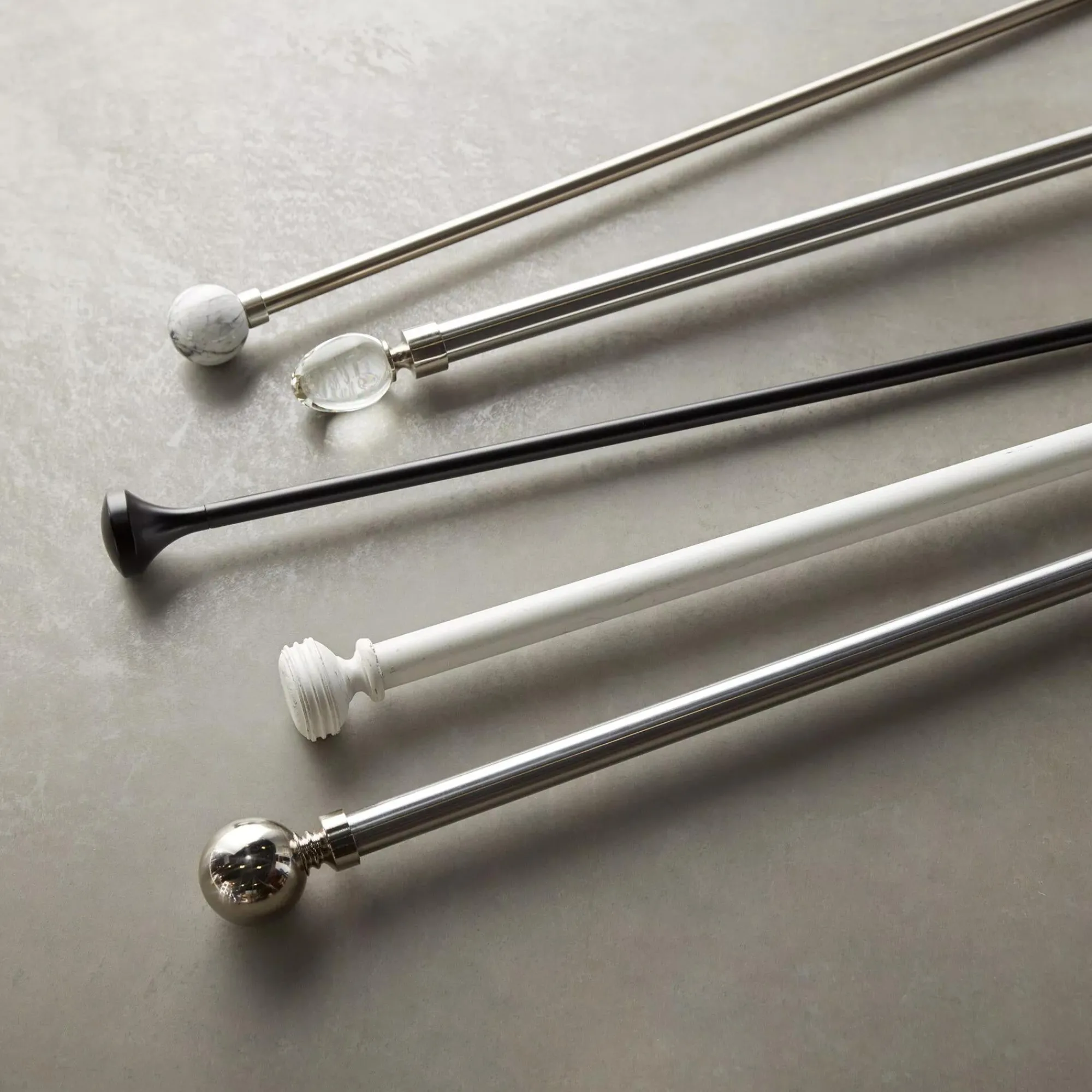 Bouclair Vintage Finish Curtain Rod Set - Diameter 25/28 mm* Curtain Rods