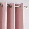 Bouclair Vintage Pink Chambray Blackout Curtain* Sheer Curtains & Window Sheer Panels