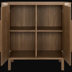 Bouclair Walnut Veneer Buffet With Two Doors* Furniture Accessories|Buffet Tables & Credenzas