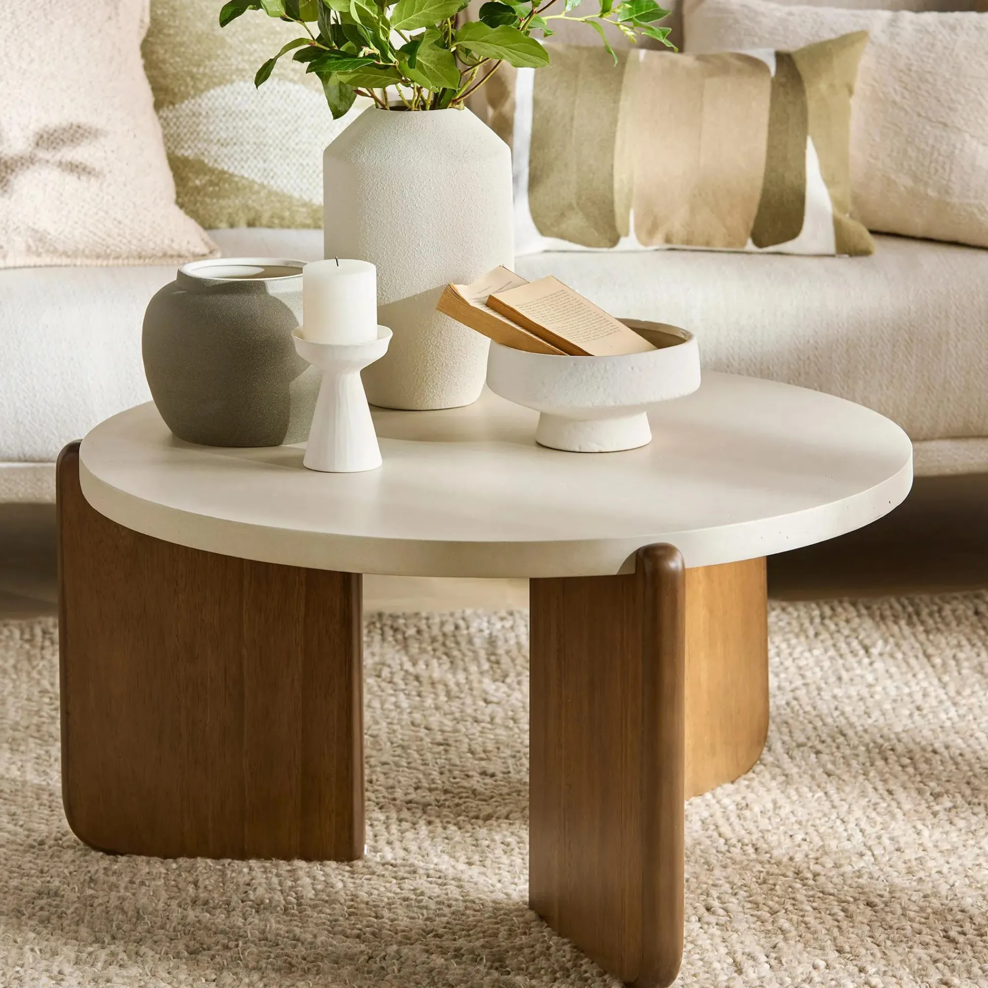 Bouclair Walnut Veneer Coffee Table* Coffee Tables|Coffee Tables & Side Tables