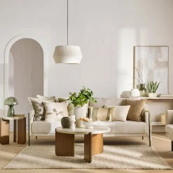 Bouclair Walnut Veneer Coffee Table* Coffee Tables|Coffee Tables & Side Tables