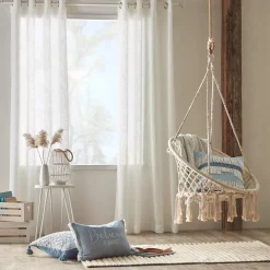 Bouclair White Aroona Sheer Curtain* Sheer Curtains & Window Sheer Panels