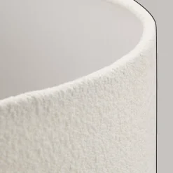 Bouclair White Boucle Lamp Shade* Lamp Shades