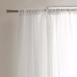 Bouclair White Carla Sheer Curtain* Sheer Curtains & Window Sheer Panels