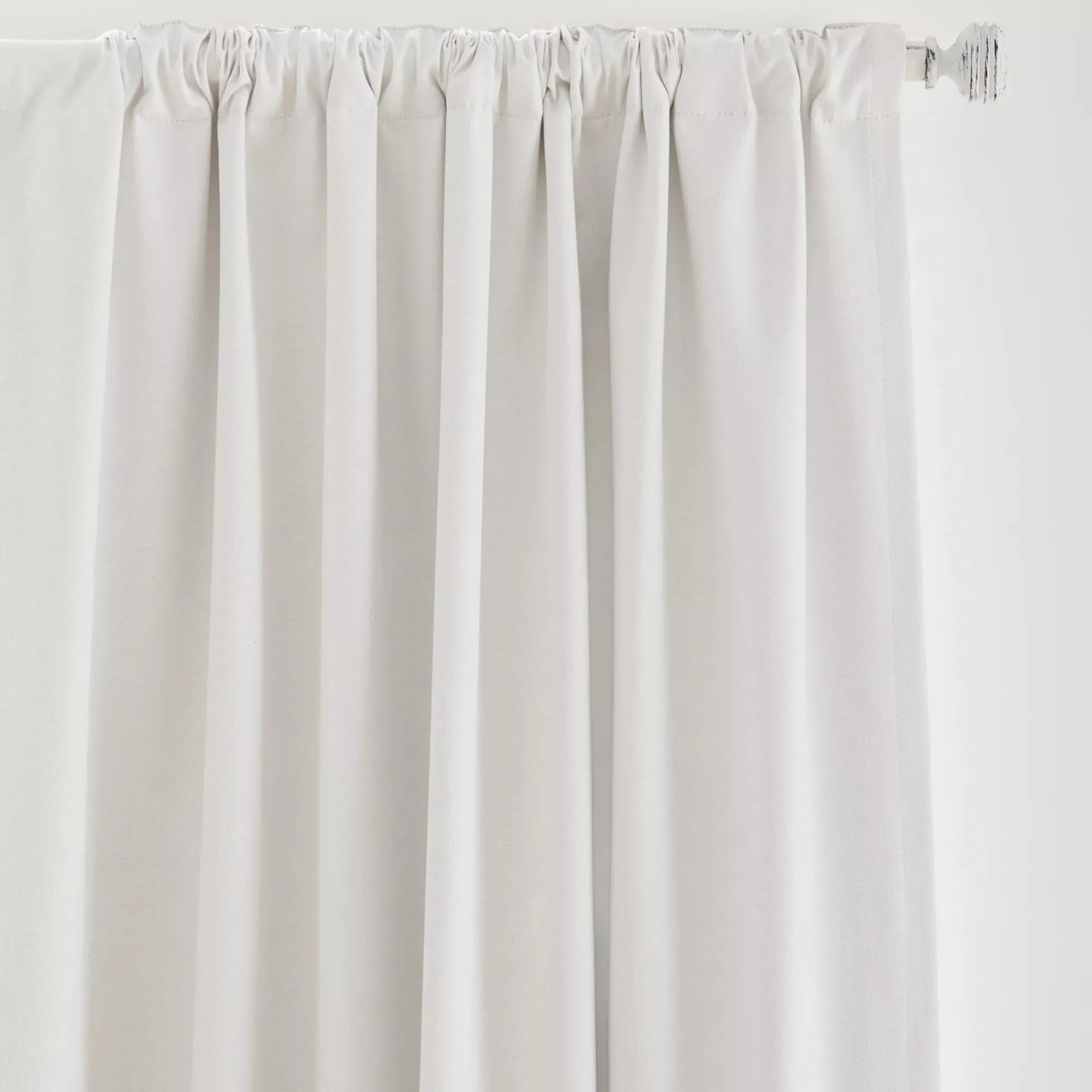 Bouclair White Chita Back Tab Blackout Curtain* Sheer Curtains & Window Sheer Panels|Blackout Window Curtains