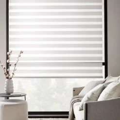 Bouclair White Cordless Sheer Shade* Window Blinds & Shades