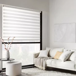Bouclair White Cordless Sheer Shade* Window Blinds & Shades
