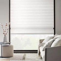Bouclair White Cordless Sheer Shade* Window Blinds & Shades
