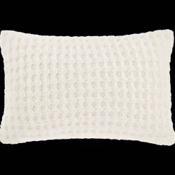 Bouclair White Cory Chenille Decorative Lumbar Pillow* Nursery Throw Pillows