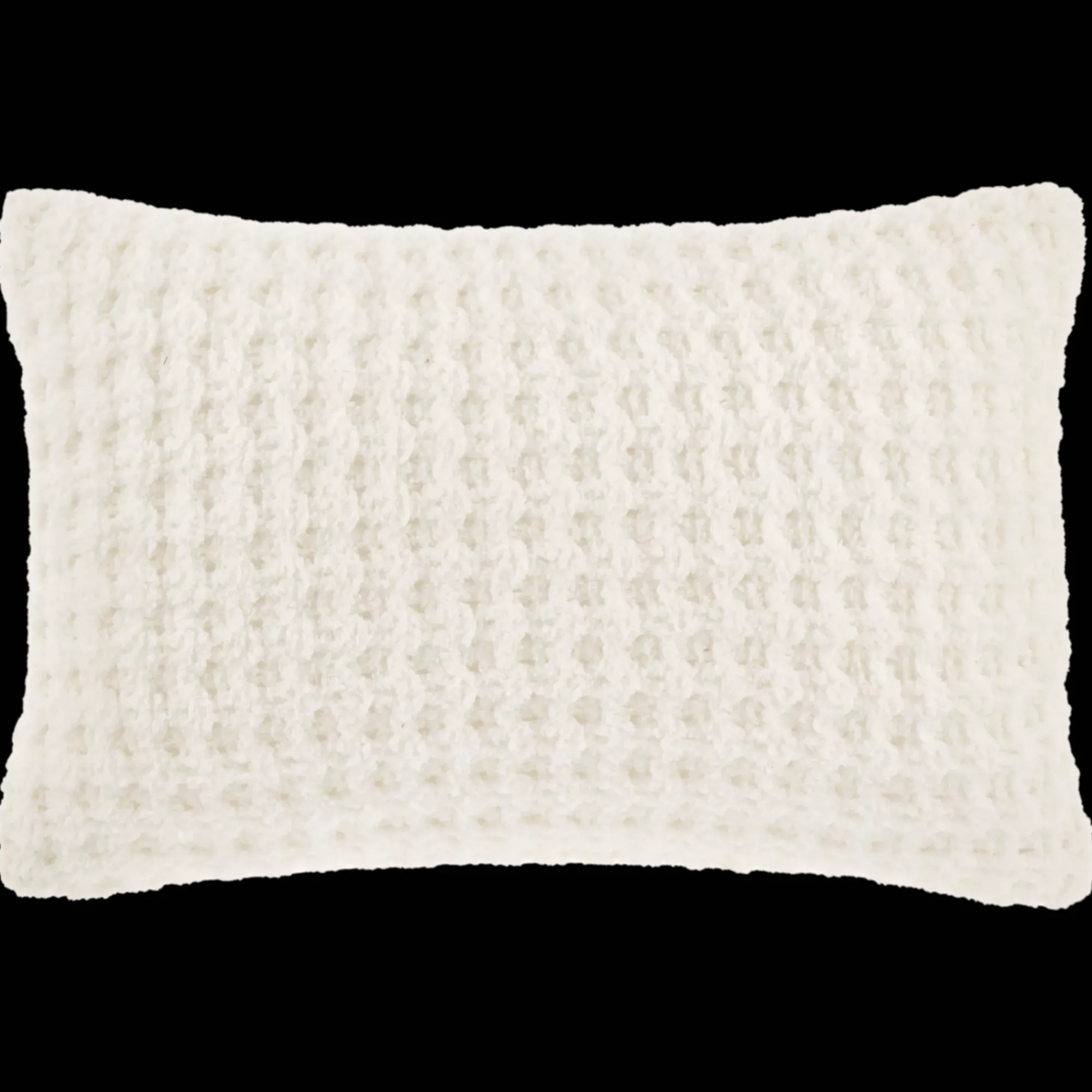 Bouclair White Cory Chenille Decorative Lumbar Pillow* Nursery Throw Pillows