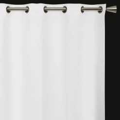Bouclair White Darja Blackout Curtain* Sheer Curtains & Window Sheer Panels|Blackout Window Curtains