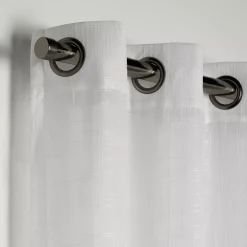 Bouclair White Darja Sheer Curtain* Sheer Curtains & Window Sheer Panels