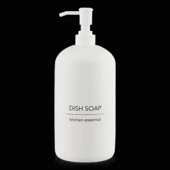 Bouclair White Dish Soap Dispenser* Dinnerware|Kitchen & Dining Accessories