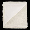 Bouclair White Doodle Boucle Throw* Decorative Throws & Blankets