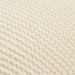 Bouclair White Erna Decorative Pillow with Tassels* Junior Throw Pillows