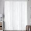Bouclair White Faux Wood Vertical Patio Blind* Window Blinds & Shades