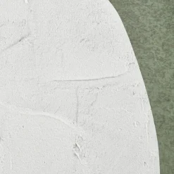 Bouclair White Form on Green Framed Art* Oil Paintings