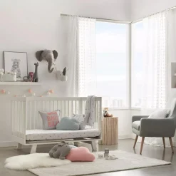 Bouclair White Furry Collection Rug* Rugs