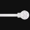 Bouclair White Geometric Curtain Rod Set - Diameter 13/16mm* Curtain Rods