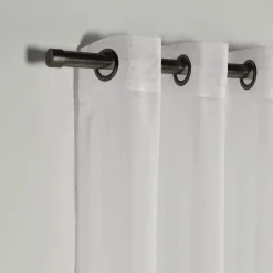 Bouclair White Kacha Sheer Curtain* Sheer Curtains & Window Sheer Panels