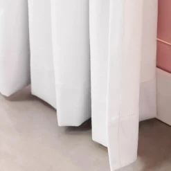 Bouclair White Kimia Blackout Curtain* Sheer Curtains & Window Sheer Panels|Blackout Window Curtains